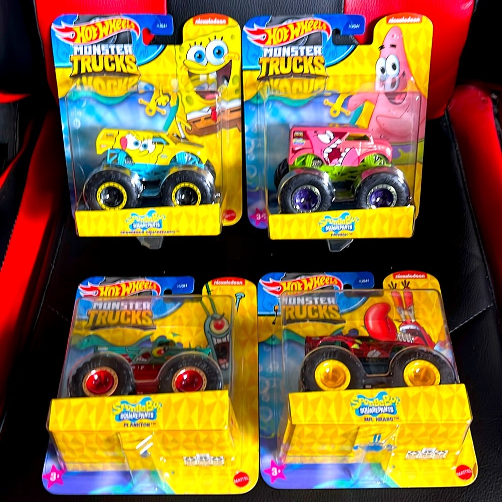 SpongeBob Hot Wheels Monster Trucks bundle